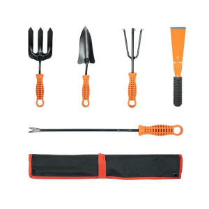 TrustBasket Greenkeeper Tool Kit with Bag – 5 Pcs Gardening Tools Set