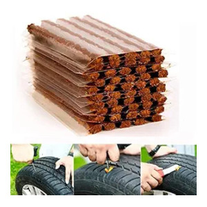 60 Tubeless Tyre Puncture Repair Strips for Car/Bike