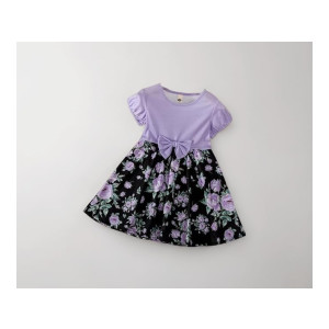 Two Way Lycra and Cotton Baby Frock for Girls