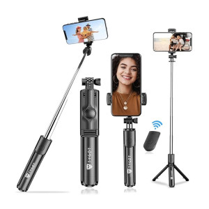 Tygot Bluetooth Extendable Selfie Stick with Wireless Remote & Tripod Stand (3-in-1)