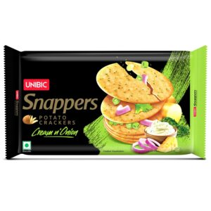 Unibic SNAPPERS P C Cream Onion 24x280G Rs. 75