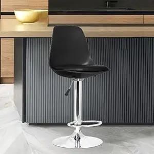 Da URBAN Valure Height Adjustable Bar Stool Black (1 Pc) Rs. 1999