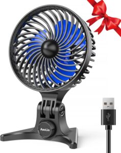USB Desk Fan Small Portable Fan with CVT Speeds Rs.298 @ Amazon