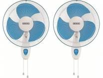 Usha Helix 400mm Wall Fan (White and Blue) 2 Pack Rs. 5739