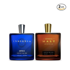 Ustraa Fragrance Gift Box for Men – Insignia & Scent of Royalty & Malt Perfumes