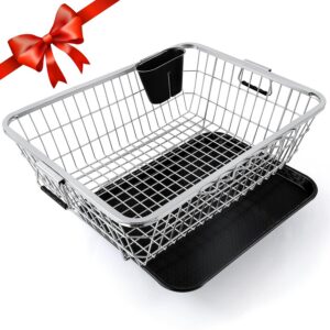 Deal Alert Utensils Basket Drainer & Dish Drying Rack for Kitchen Rs. 798