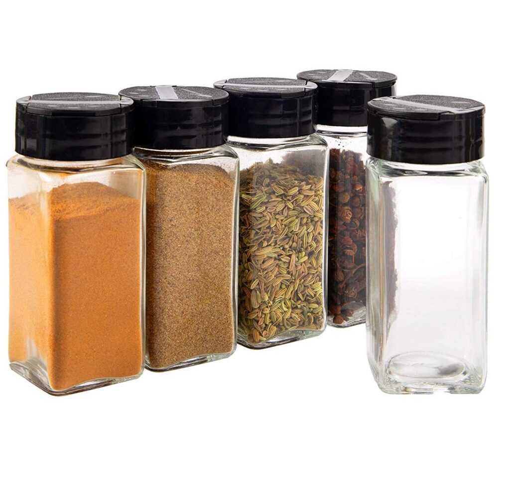 Deal Vasukie Spice Jar Set 4x120ml Rs.139