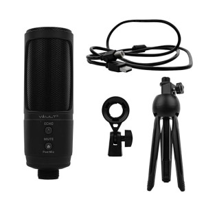 VAULT Pod Mic USB Condenser Podcast Microphone Kit