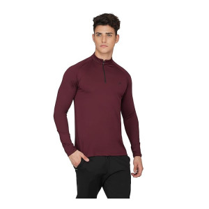 Vector X OMT-130 Men’s Ban-Collar Jersey (Wine)