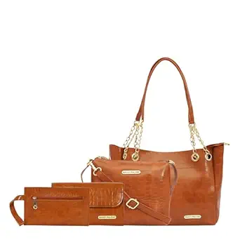 Vegan Leather Tote Bag Pack of 5 Croco Maroon Rs. 409