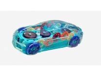 VGRASSP 360 Degree Rotating Gear Car Toy for Kids with LED Lights and Music