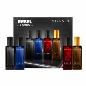 Villain Rebel Perfume Gift Set for Men 4x20ml