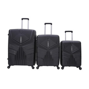 VIP Aristocrat 3 Pc Set Hard Case Trolley Suitcase with 7 Years Warranty