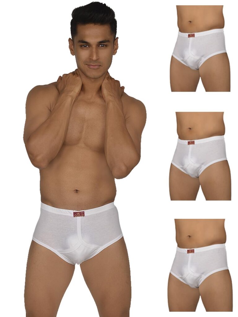 Deal VIP Gold Men Cotton Briefs (4