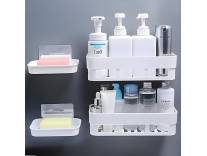 Bathroom Shelf for Wall with Towel Holder