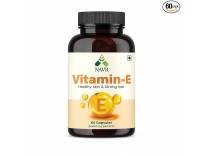 Deal Vitamin E Capsules 10mg Alpha Tocopherol for Skin, Hair & Immunity Rs. 299