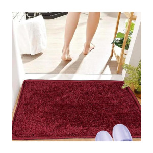 W R CARPETS Ultra Soft Shaggy Doormat (2 x 3 Feet)