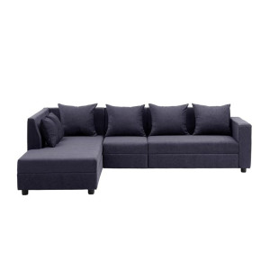 Wakefit 3 Seater Left Aligned Wooden Sofa Set