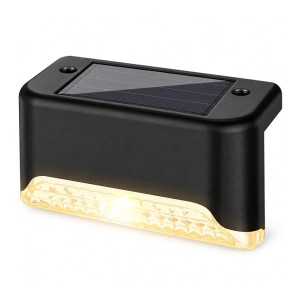Warm Yellow LED Solar Stair Light Pack at Rs299 | Amazon Deal