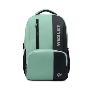 Wesley Vintage Faux Leather Water Resistant Laptop Backpack