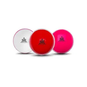Whitedot Synthetic Rubber Practice Cricket Balls (Pack of 3) (90 GMS)