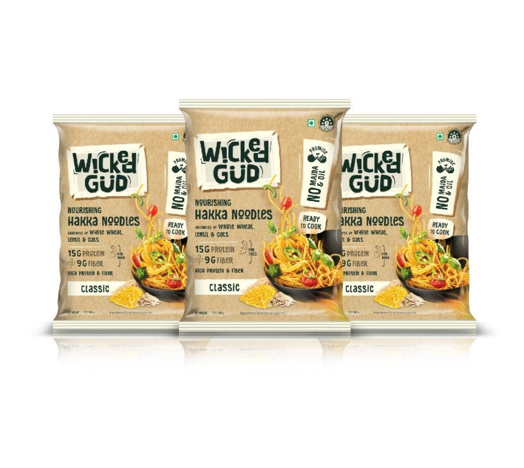 WickedGud Hakka Noodles (3 x 200g)