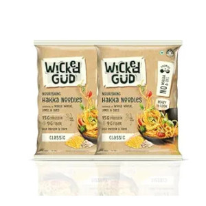 WickedGud Hakka Noodles (Whole Wheat, No Maida)