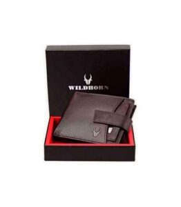 WildHorn RFID Leather Wallet For Men Brown Rs. 292
