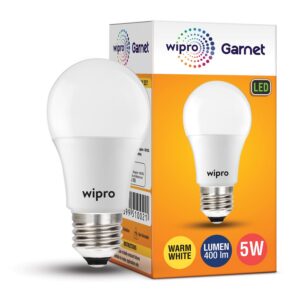 Wipro Garnet 5W LED Bulb Warm White Rs 68