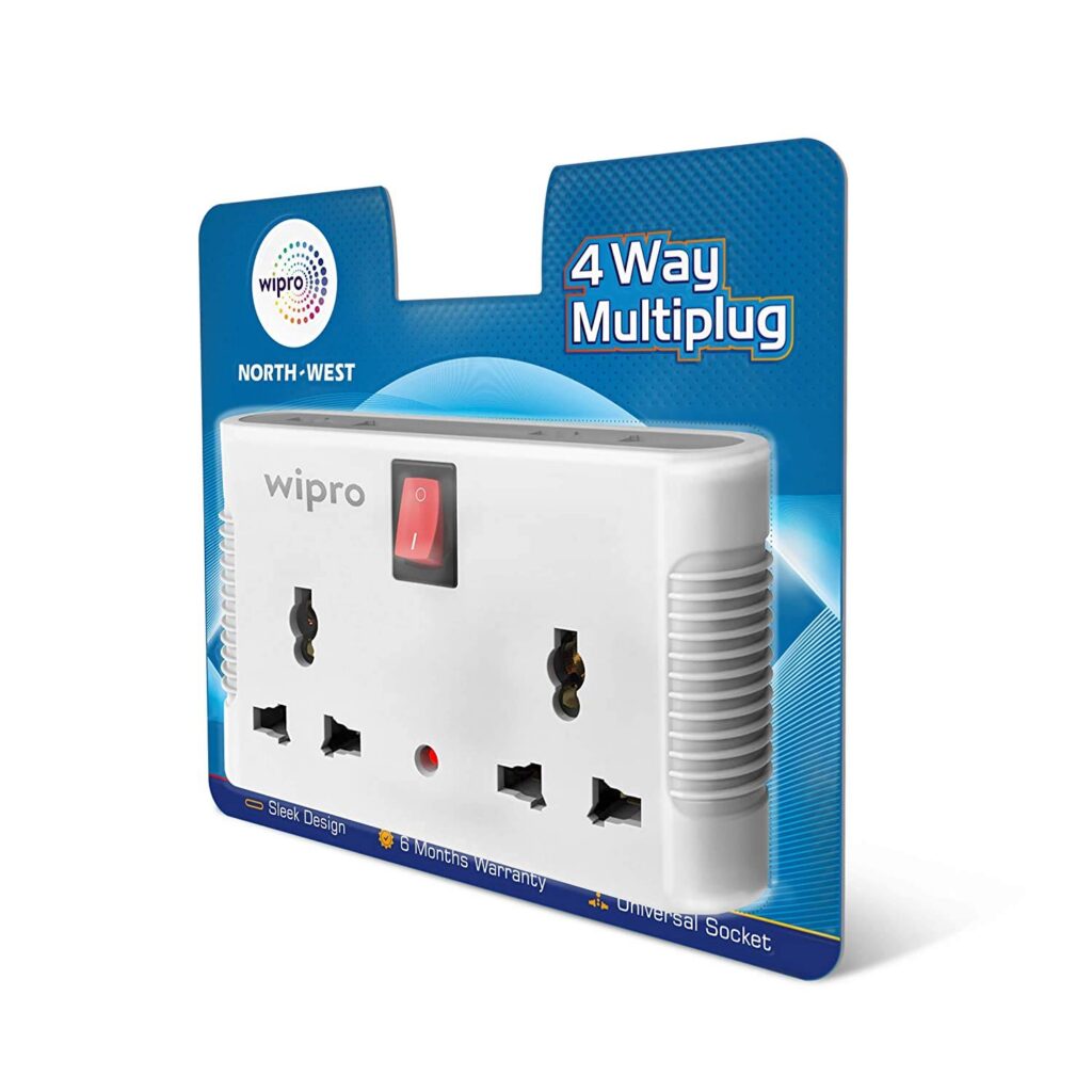 Wipro Multiplug Adaptor with Surge Protection