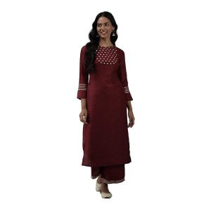 Women Rangpreet Straight Kurta with Trouser Set