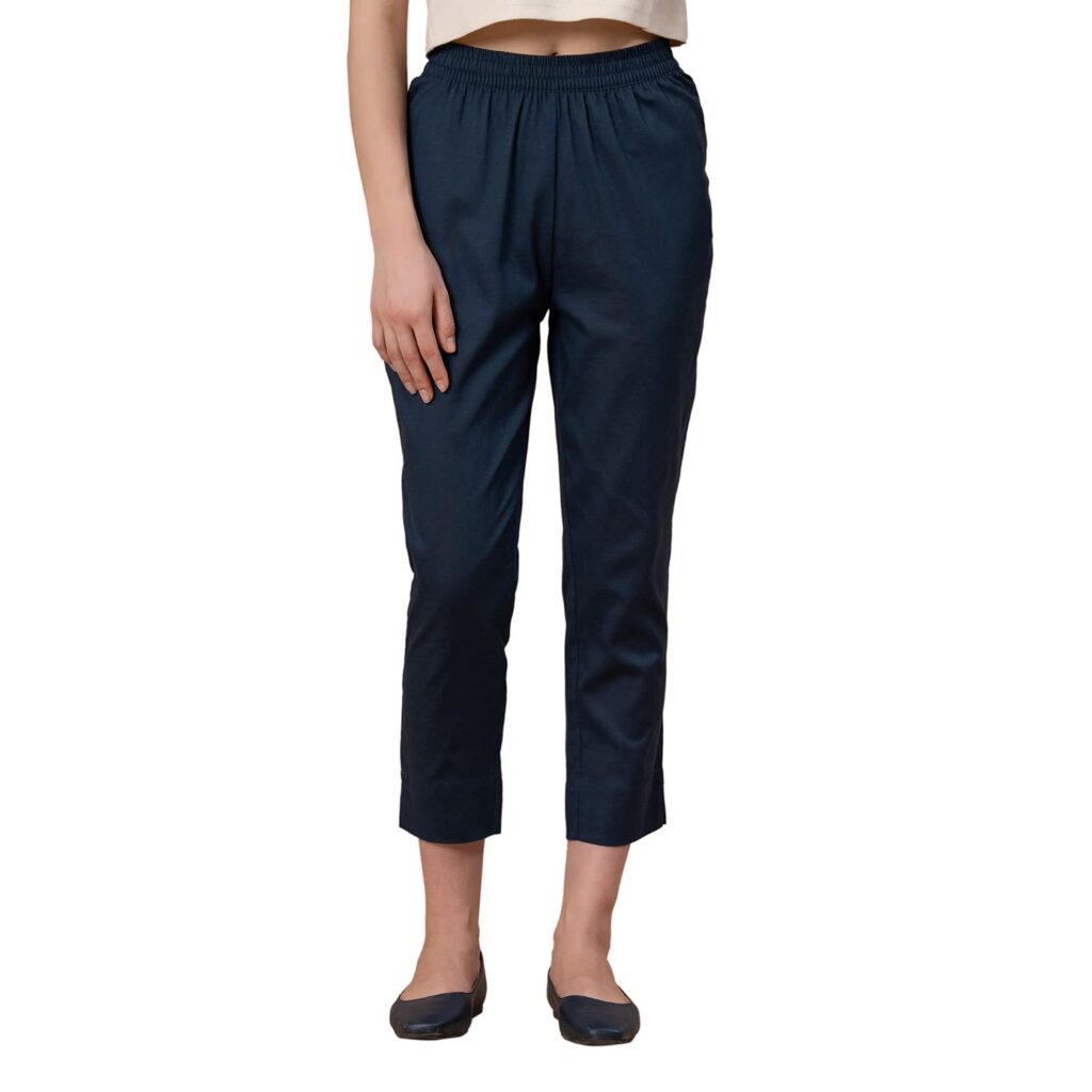 Deal Women’s Slim Ethnic Pant Navy Rs. 277