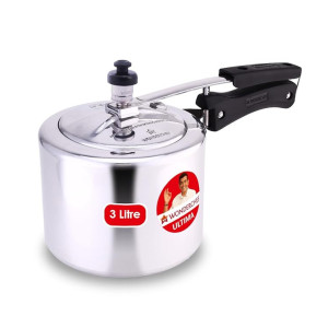 Wonderchef Inner Lid Ultima Pressure Cooker 3 Litres Induction Friendly