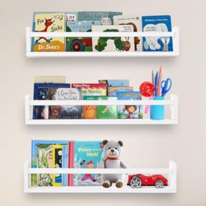 Wood Bookshelf Set of 3