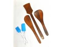 Wooden Spatula Pack of 5 for Rs. 106