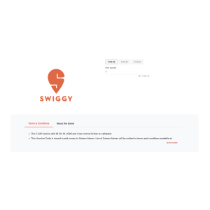 Woohoo Swiggy Gift Voucher at Rs135 | Deals Deal