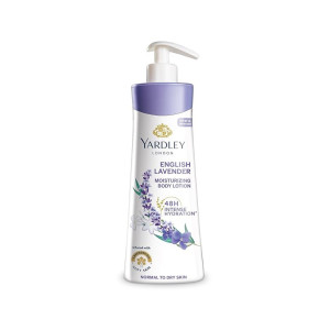Yardley London English Lavender Moisturizing Body Lotion With Germ Shield, 400ml