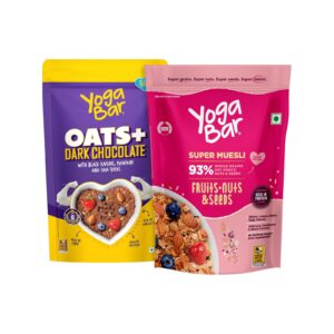 Yogabar Oats & Muesli Combo Pack 800g