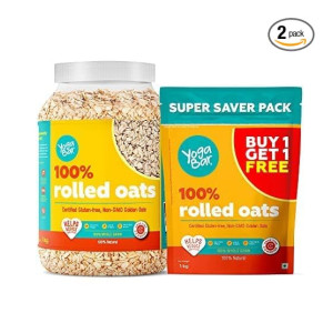 Yogabar 100% Rolled Oats 2kg Combo