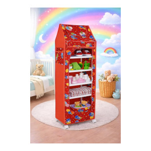 YouCopia Baby Wardrobe 6-Tier Plastic Storage Rack for Toys, Books & Clothes