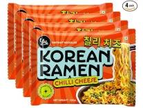 Yu Foodlabs Chilli Cheese Korean Ramen 4 Pack Rs. 180 on Amazon