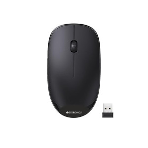 Zebronics HAZE Wireless Mouse with 1200 DPI, Advanced Optical Sensor