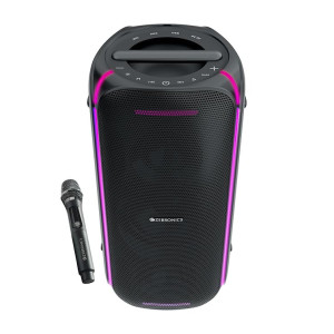 Zebronics Party Fyre 100 Portable Bluetooth Speaker 90W with Wireless Mic
