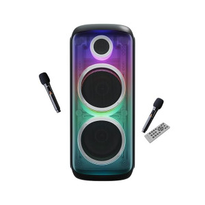 Zebronics 160W Party DJ Speaker with Dual Mics & Karaoke