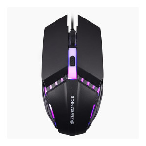 ZEBRONICS PHERO Wired Gaming Mouse with 1600 DPI & Rainbow LED