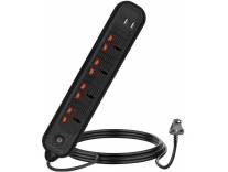 ZEBRONICS Power Bar 145 2000W Extension Board with USB Ports Rs. 486