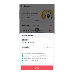 Zomato Loot: Flat 70% Off on Food Orders