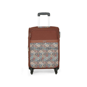 ZOUK Avasa Jammu Kaleen Soft 4 Spinner Wheel Cabin 50 cm Trolley Luggage