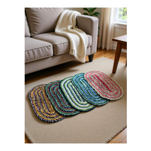 aaditex Cotton Door Mat Pack at Rs86 | Flipkart Deal