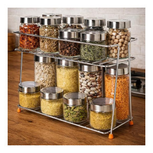 CHHAAP 2 Layer Spice Rack at Rs180 | Amazon Deal